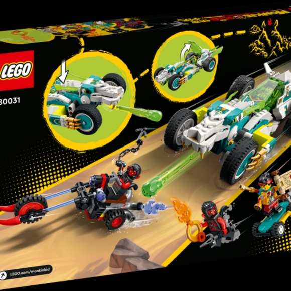 NEW SEALED LEGO Monkie Kid Mei's Dragon Car (80031) - Picture 2 of 2